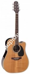 TAKAMINE TT SERIES EF360SC-TT электроакустическая гитара типа DREADNOGHT CUTAWAY с кейсом, цвет - натуральный, верхняя дека - ма - фото 63755