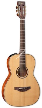 TAKAMINE CP400NYK электроакустическая гитара типа New Yorker с кейсом, цвет - натуральный, верхняя дека - массив кедра, нижняя д - фото 63774