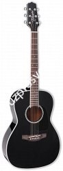 TAKAMINE CP3NY BL электроакустическая гитара типа New Yorker с кейсом, цвет - чёрный, покрытие - глянцевое, верхняя дека - масси - фото 63779