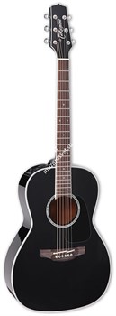 TAKAMINE CP3NY BL электроакустическая гитара типа New Yorker с кейсом, цвет - чёрный, покрытие - глянцевое, верхняя дека - масси - фото 63780