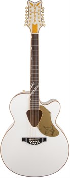 Gretsch G5022CWFE-12 Rancher™ Falcon Jumbo 12-String Cutaway Electric, Fishman® PU, White Электроакустическая гитара, цв. белый - фото 63805