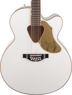 Gretsch G5022CWFE-12 Rancher™ Falcon Jumbo 12-String Cutaway Electric, Fishman® PU, White Электроакустическая гитара, цв. белый - фото 63806