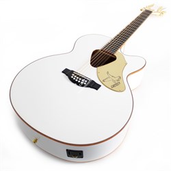 Gretsch G5022CWFE-12 Rancher™ Falcon Jumbo 12-String Cutaway Electric, Fishman® PU, White Электроакустическая гитара, цв. белый - фото 63809
