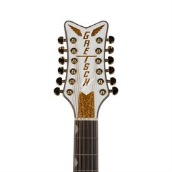 Gretsch G5022CWFE-12 Rancher™ Falcon Jumbo 12-String Cutaway Electric, Fishman® PU, White Электроакустическая гитара, цв. белый - фото 63810