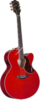 Gretsch G5022CE Rancher™ Jumbo Cutaway Electric, RW F-board, Fishman PU, Savannah Sunset Электроакустическая гитара, цв. красный - фото 63821