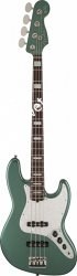 FENDER Adam Clayton Jazz Bass, Rosewood Fingerboard, Sherwood Green Metallic Бас-гитара - фото 63888