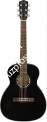 FENDER CT-60S BLK Акустическая гитара с уменьшенной мензурой (тревел), топ массив ели, цвет черный - фото 64025