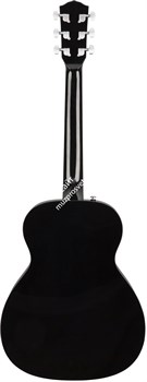 FENDER CT-60S BLK Акустическая гитара с уменьшенной мензурой (тревел), топ массив ели, цвет черный - фото 64027