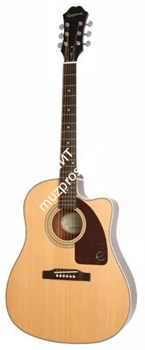 EPIPHONE AJ-210CE VINTAGE SUNBURST электроакустическая гитара, цвет саберст, форма джамбо - фото 64063