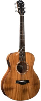 TAYLOR GS MINI-e Koa GS Mini, гитара электроакустическая, форма корпуса парлор, жесткий чехол - фото 64358