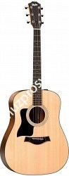 TAYLOR 110e LH 100 Series, LH гитара электроакустическая левосторонняя форма корпуса дредноут, мягкий чехол - фото 64392