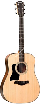 TAYLOR 110e LH 100 Series, LH гитара электроакустическая левосторонняя форма корпуса дредноут, мягкий чехол - фото 64393