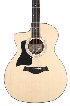 TAYLOR 114ce LH 100 Series, гитара электроакустическая левосторонняя форма корпуса Grand Auditorium, мягкий чехол - фото 64398