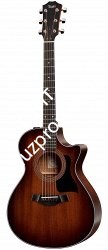 TAYLOR 322ce 300 Series, гитара электроакустическая, форма корпуса Grand Concert, кейс - фото 64436