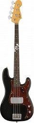 FENDER 2018 POSTMODERN BASS RW - JOURNEYMAN RELIC® - AGED BLACK Бас-гитара с кейсом, 3-х цвет черный - фото 64905