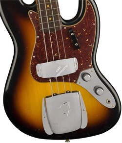 FENDER 2018 JOURNEYMAN RELIC® 1960 JAZZ BASS® - FADED 3-COLOR SUNBURST Бас-гитара с кейсом, 3-х цветный санберст - фото 64938