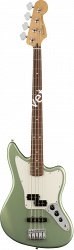 FENDER PLAYER JAGUAR BASS PF SGM Бас-гитара, цвет зеленый - фото 65202