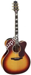 TAKAMINE ARTIST EF250TK TOBY KEITH SIGNATURE электроакустическая гитара JUMBO с кейсом, цвет санберст - фото 65447