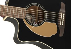 Fender Redondo Plyr LH Jetty Blk WN левосторонняя электроакустическая гитара - фото 65501