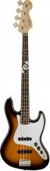 FENDER SQUIER AFFINITY JAZZ BASS LRL BROWN SUNBURST бас-гитара, накладка лаурэль, цвет санбёрст - фото 65552