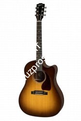 GIBSON 2019 J-45 AG Walnut (Burst) Walnut Burst гитара электроакустическая, цвет санберст в комплекте кейс - фото 65582