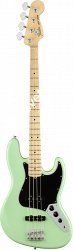 FENDER AMERICAN PERFORMER JAZZ BASS®, MN, SATIN SURF GREEN 4-струнная бас-гитара, цвет зеленый, в комплекте чехол - фото 65688
