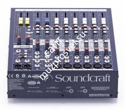 Soundcraft EPM6 микш.пульт, 6 mono + 2 stereo, 2 aux, 60мм фейдер - фото 65857