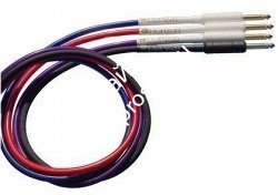 HORIZON G5S-18TP инструментальный кабель 1x0,8мм2, длина 5.5 метров, прорезиненные разъемы, цвет прозрачный фиолетовый - фото 65895