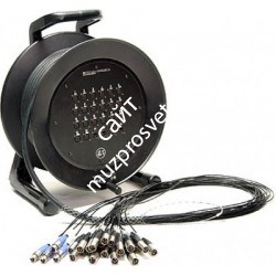 KLOTZ C16/4M40 мультикор на катушке, 16 входов XLR, 4 выхода XLR, разъемы Amphenol, длина 40 m - фото 65923
