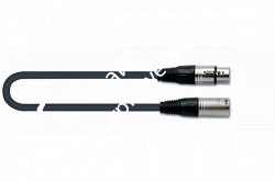 QUIK LOK MX775-9 готовый микрофонный кабель, 9 метров, разъемы XLR/F - XLR/M, цвет черный - фото 65978