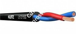 KLOTZ LY215S спикерный кабель, структура: 1.5мм2, диаметр: 7.0мм, 100м, цвет: чёрный, цена за метр - фото 66017