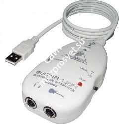 BEHRINGER UCG102 внешний звуковой USB-интерфейс для подключения электрогитары к компьютеру - фото 66048