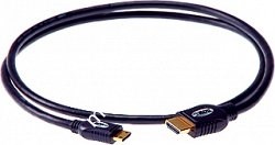 KLOTZ HA-HA-H02 кабель HDMI, позолоченные контакты A-A, AWG28, чёрный, 2 метра - фото 66072