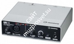 Steinberg UR12 USB аудио интерфейс, 2 RCA аналоговых выхода, 1 XLR микрофонный вход - фото 66573