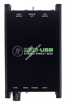 MACKIE MDB-USB стерео директ бокс со встроенным USB интерфейсом - фото 66754