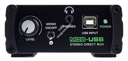 MACKIE MDB-USB стерео директ бокс со встроенным USB интерфейсом - фото 66756