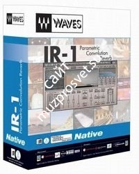 WAVES IR1 Convolution Reverb Native (Mac/PC) программный ревербератор - фото 66920