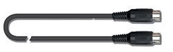 QUIK LOK S164-0,5 миди кабель, 50 cм., пластиковые разъемы 5-pole Male DIN - фото 66956