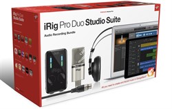 IK MULTIMEDIA iRig Pro Duo Studio Suite комплект из iRig Pro DUO, iRig Mic Studio XLR, iRig Headphone и программного обеспечения - фото 67010