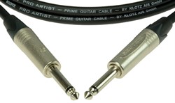 KLOTZ PRON060PP Pro Artist готовый инструментальный кабель, длина 6 м., разъемы Neutrik Mono Jack (прямой-прямой) - фото 67033