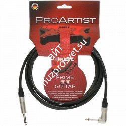 KLOTZ PRON015PR Pro Artist готовый инструментальный кабель, длина 1,5 м, разъемы Neutrik Mono Jack (прямой-угловой) - фото 67037