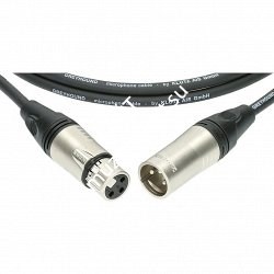 KLOTZ M1K1FM0500 M1 готовый микрофонный кабель на основе MY206, разъёмы Klotz XLR мама XLR папа, длина 5 м - фото 67077