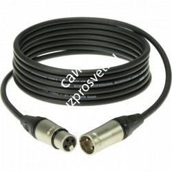 KLOTZ M1K1FM1000 M1 готовый микрофонный кабель на основе MY206, разъёмы Klotz XLR мама XLR папа, длина 10 м - фото 67079