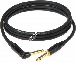 KLOTZ KIKA06PR1 готовый инструментальный кабель IY106, длина 6м, моно Jack Amphenol- моно Jack Amphenol угловой(контакты позолоч - фото 67195