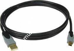 KLOTZ USB-AMB3 кабель-переходник USB A-B Mini 3 m - фото 67236