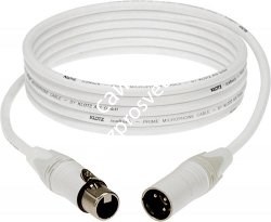 KLOTZ iceRock микрофонный кабель MY206, 0,22 мм2, 60 пФ/м, белые XLR Neutrik мама-папа, длина 10 м, оболочка белая, ПВХ - фото 67436