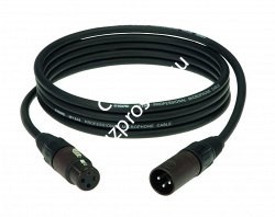 KLOTZ M1FM1K0750 микрофонный кабель MY206, бронзовые 3pin XLR Neutrik мама, папа, длина 7,5 м - фото 67447