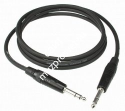 KLOTZ B4PP1-1000 кабель с никелированными разъёмами Stereo Jack (6,3), основа MY206, гибкая оболочка из ПВХ, 10 м, чёрный - фото 67596