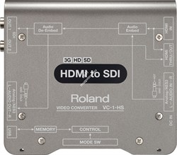 ROLAND VC-1-HS конвертер видео и аудио сигналов, из формата HDMI/IN в SDI/OUT - фото 67650
