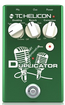 TC Helicon Duplicator напольная вокальная педаль эффекта гармонизации и дублирования - фото 67829